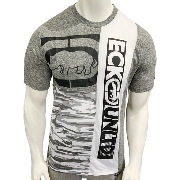 Ecko Unlimited Other - NWT ECKO UNLTD. MSRP $44.99 MENS GRAY CAMO CREW NECK SHORT SLEEVE T-SHIRT SIZE S